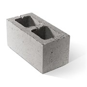 Стеновой двухпустотный блок (Керамзито-бетонный)